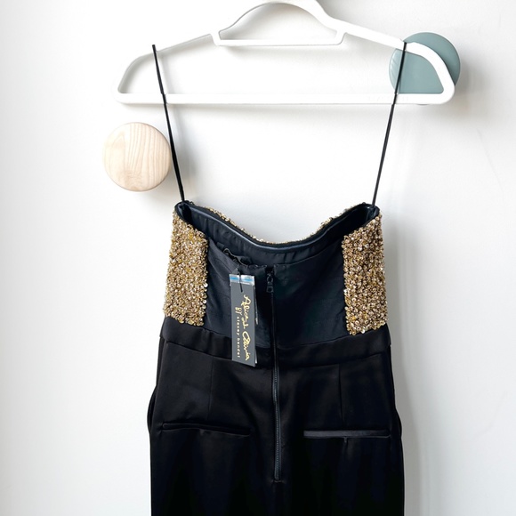 NWT, ALICE + OLIVIA Jeri Embellished Jumpsuit - Picture 6 of 7